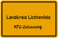 Zulassungstelle Landkreis Lichtenfels